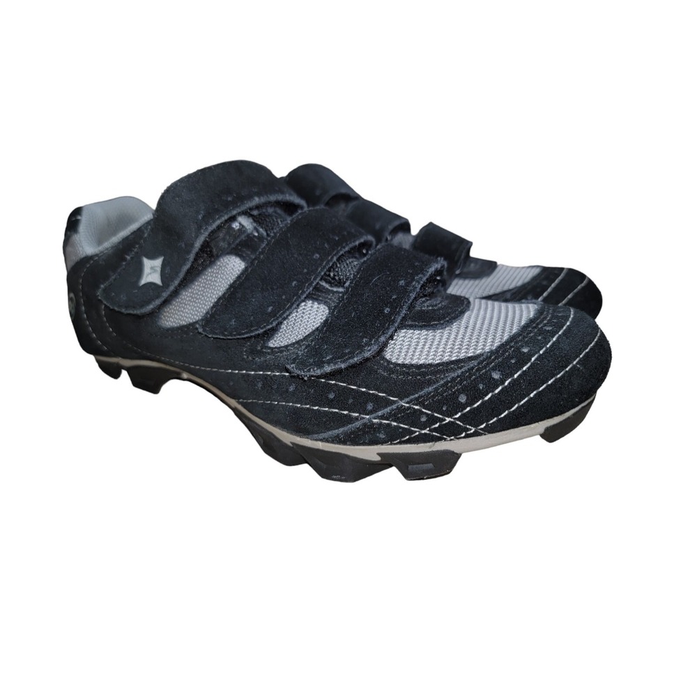 Specialized Women's Riata MTB Cycling Shoes Black/silver Suede US 9/EU 40